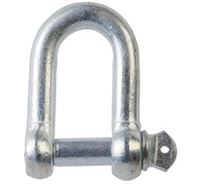 COMMERCIAL DEE SHACKLE ELECTRO GALV 10MM - 200210
