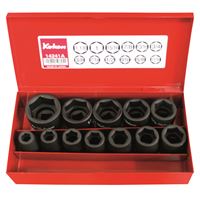 KOKEN IMP SOCKET SET 12PC 1/2DR 3/8-1.1/ - KOKEN14241A
