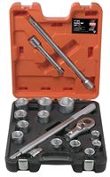 BAHCO 3/4DR SOCKET SET 17PC 22-50MM - SLX17