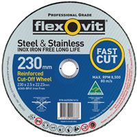 FLEXOVIT 230X2.5MM CUT OFF DISC METAL - CO9