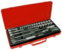 SOCKET SET 12PT 35PCE 3/8DR 5/16-7/8 - KOKEN3279AM